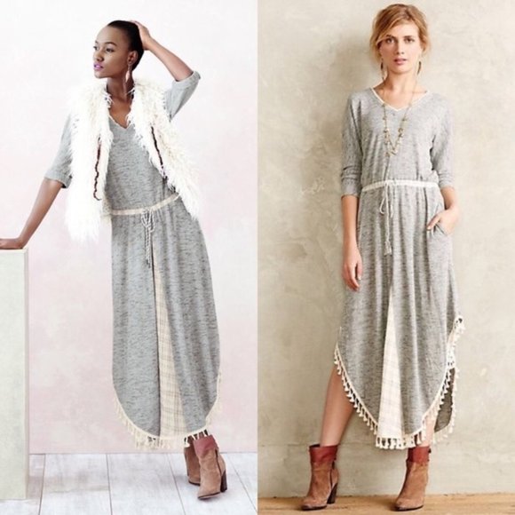 Anthropologie Dresses & Skirts - Anthropologie Saturday Sunday Tasseled Maxi Dress